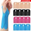 5/10/15/20Pcs Waterproof Precut Kinesiology Tape For Wrist, Latex-Free Elastic Athletic Tape For Sports Joints Muscle Support