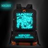 KPop Demon Hunters Personalized Print Korean Version Luminous Schoolbag Student Outdoor Travel Backpack