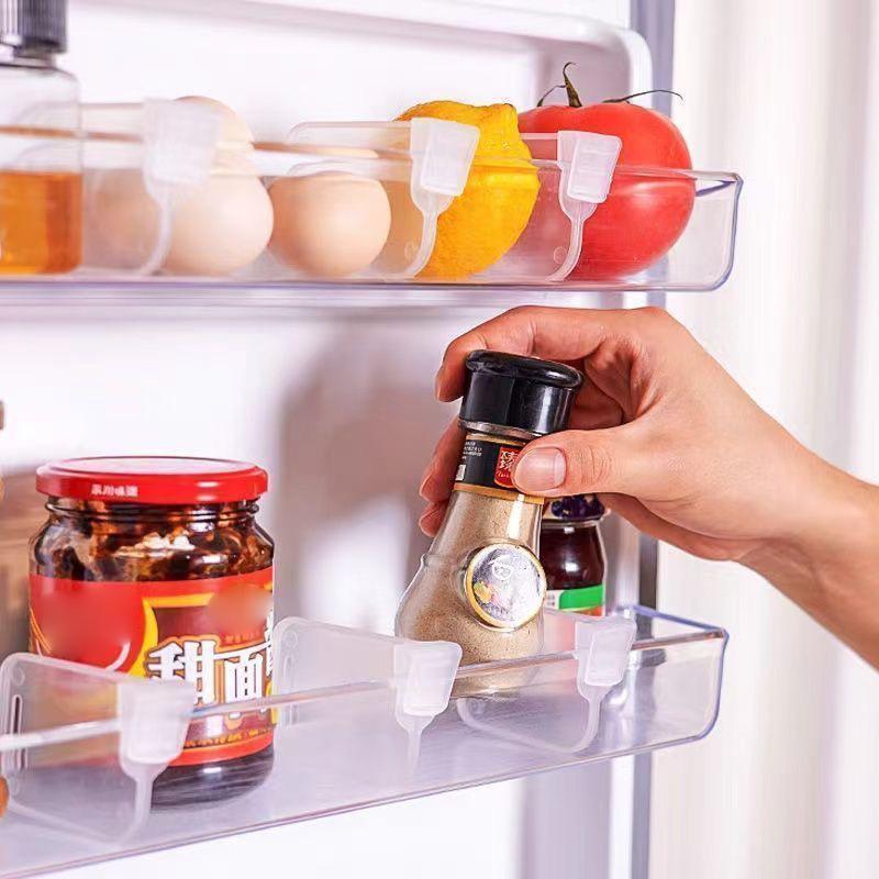 Эффективный Органайзер для Холодильника Кухонная Полка Разделители для Хранения Яиц Бутылок и Других Предметов Органайзер Кухонный Холодильник