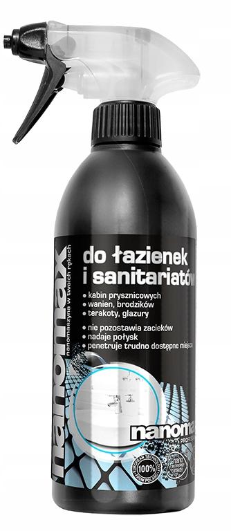 Nanomax Płyn Do Czyszczenia Łazienek I Sanitariatów 500Ml