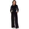 Womens 2 Piece Velour Tracksuit Soft Velvet Hoodies Outfits Athletic Zip Up Jacket And Wide Leg Pants Sweatsuit Set