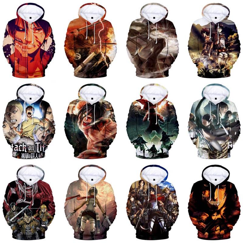 Vibrant Anime Attack On Titan Hoodie Sweatshirt Jacket For Cosplay And Casual Wear
