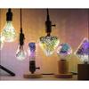 1PC 3D Colorful LED Edison Light Bulb E27 220V Vintage Fireworks Decoration Bulb ST64 G95 A60 Christmas Ampoule LED Lamp Lighting