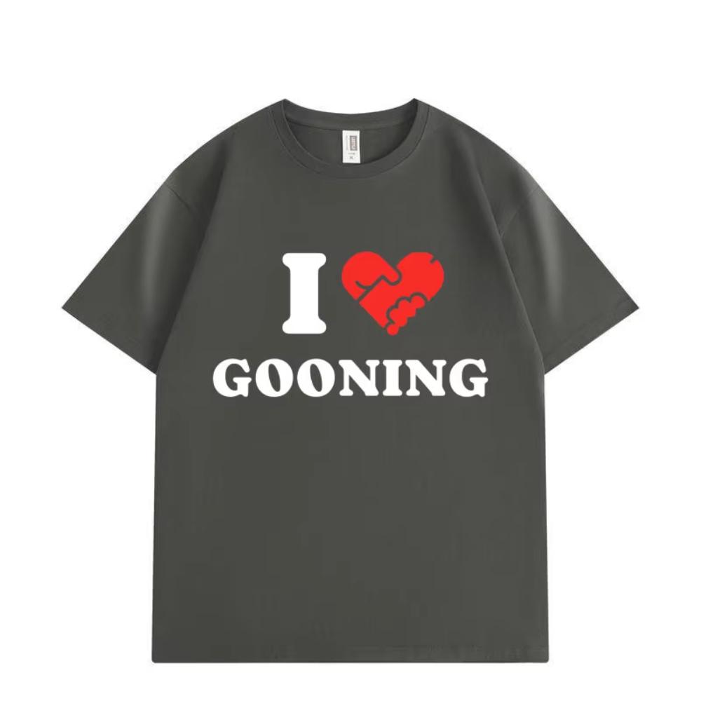 Я люблю гунинг забавные футболки-мемы мужская женская одежда высококачественные хлопковые футболки летняя повседневная футболка с коротким рукавом уличная одежда