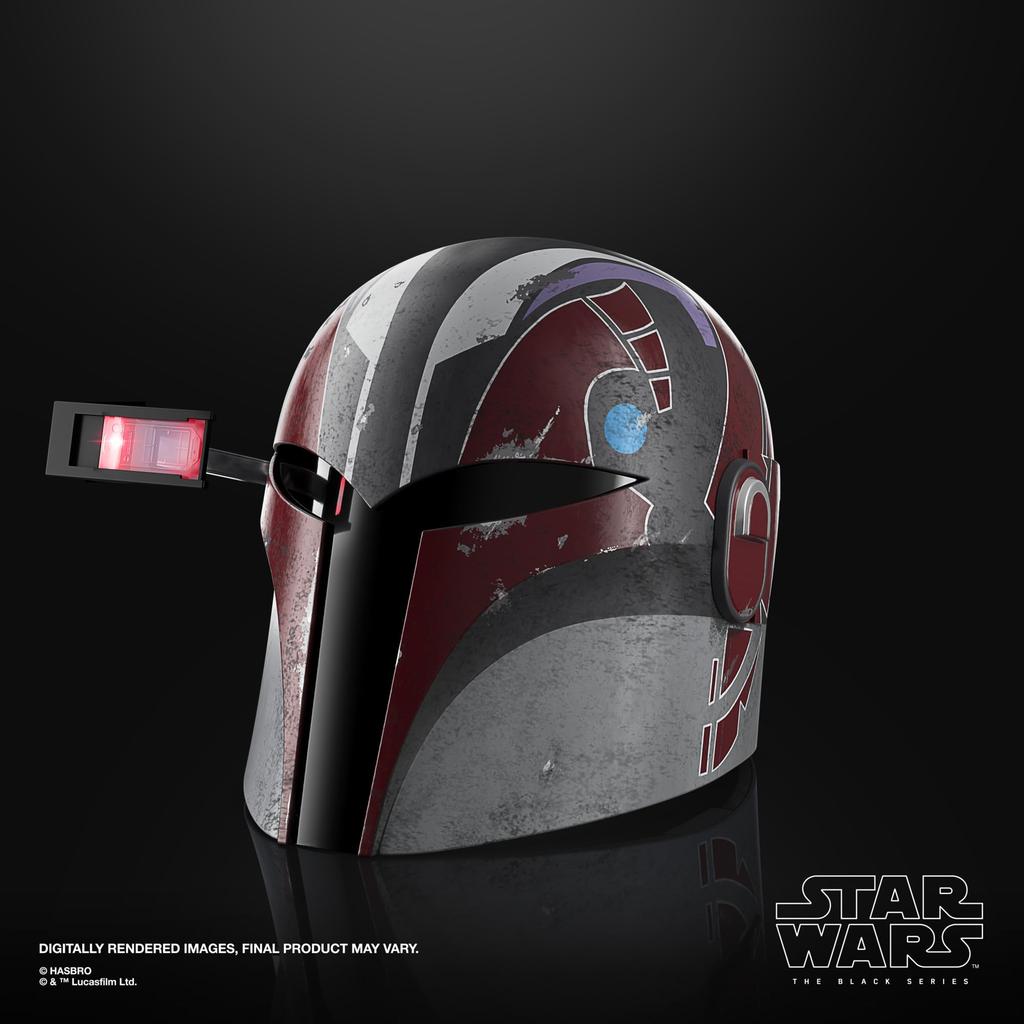 Star Wars STAR WARS Black Series Sabine Wren Премиум электронный шлем с усовершенствованной светодиодной подсветкой для детей от 14 лет и старше F9179 Оригинальный продукт [Hasbro] Эффекты,