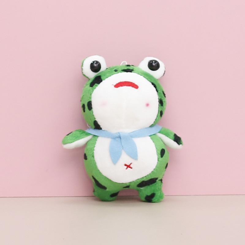 Little Cute Frog Keychain Cartoon Kids Backpack Hanging Ornament Gift Birthday