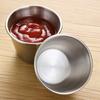 Sauce Dipping Cup High Durability Rust-proof Stainless Steel Sauce Container Hot Pot Seasoning Dipping Bowl