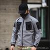 Куртка-ветровка Forbearance из бархата, водонепроницаемая, с капюшоном, Soft Shell, штурмовой, с внутренним слоем, костюм для походов и альпинизма