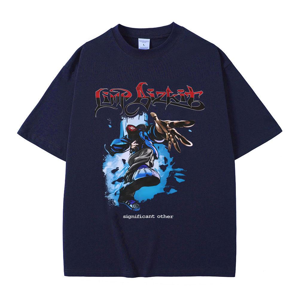 Rock Band Limp Bizkit Significant Other Print T-shirt Men Women Vintage Metal Oversized Tshirt Male High Quality Cotton T Shirts