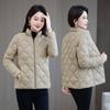 Women’s Short Quilted Windproof Thin Lightweight Winter Jacket