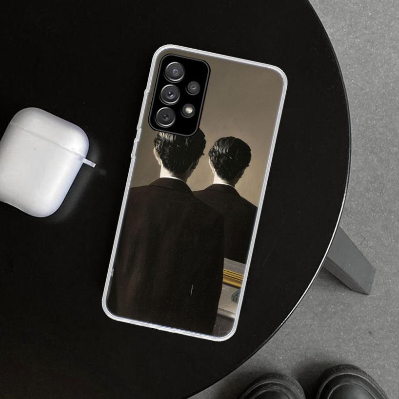 Художественный чехол для телефона Rene Magritte для Samsung Galaxy A12 A22 A32 A52 A72 A02S A51 A50S A31 A20S A10S Note 20 Ultra 10 Plus Gala