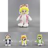 Realistic Lovely Princess Sanei Super Mario 3d World Neko Cat Mario Plush Doll Toy Complete Interactive Play Set