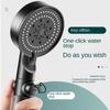 Смягчитель жесткой воды с 5 режимами распыления с угольным фильтром Ручная душевая лейка высокого давления