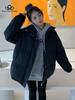 Женская мода Зимняя однотонная модная куртка с длинным рукавом Женская зимняя мода Пальто Женская одежда