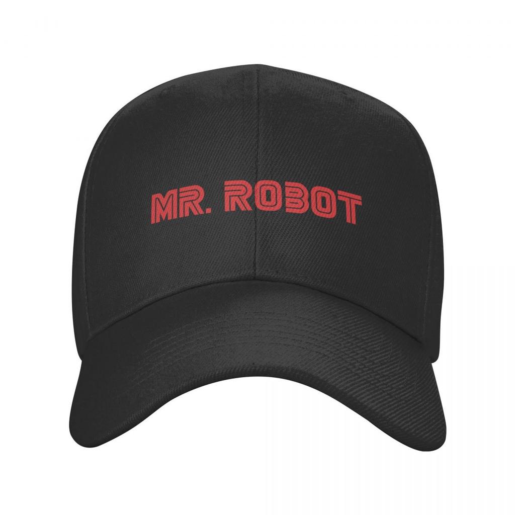 Classic Mr Robot Logo Baseball Cap for Unisex Women Personalized Adjustable Adult FSociety Hacker Dad Hat Hip Hop Snapback Caps
