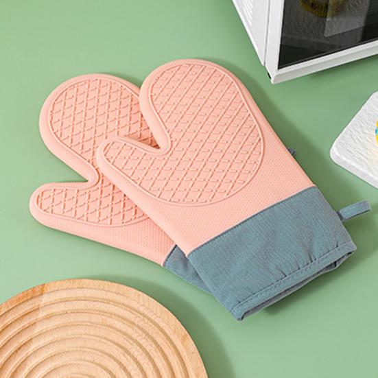 Практичные термостойкие нескользящие мягкие прихватки для выпечки в духовке для домашних изоляционных перчаток