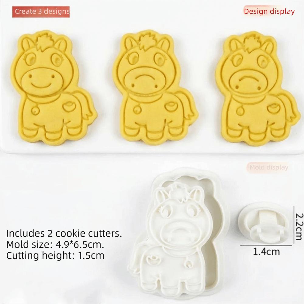 Horse Shape Baking Cake Molds Reusable Food-Grade Silicone Mousse Cake Mold Heat-Resistant Non-Stick Chocolate Mold