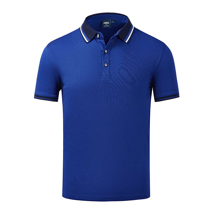 YDD FN2066 200G Combed Cotton Colorful Collar Lapel POLO Shirt