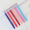 Writing Smoothly Neutral Gel Pens Metal Signature Pen Creative Pearl Pen School