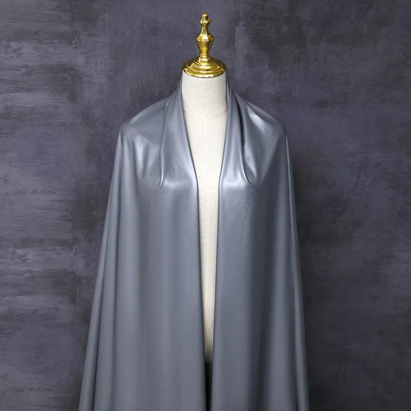 1/2/3/5M Matte Soft Leather Fabric Elastic 4-Way Stretch Faux PU Fabrics For Dress Clothes Upholstery  DIY Sewing Accessories