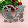 Рождественский Олень Металлические Вырубки Трафарет для Тиснения Скрапбукинг для Открытки