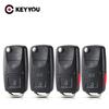 KEYYOU Новый для VW Volkswagen Golf 4 5 Passat B5 B6 Polo Touran Jetta Seat Skoda Брелок Пульт Откидной Складывающийся Корпус Автомобильного Ключа Необрезанный Чехол