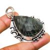 Labradorite Gemstone Handmade 925 Silver Plated Jewelry Pendant 2.08"