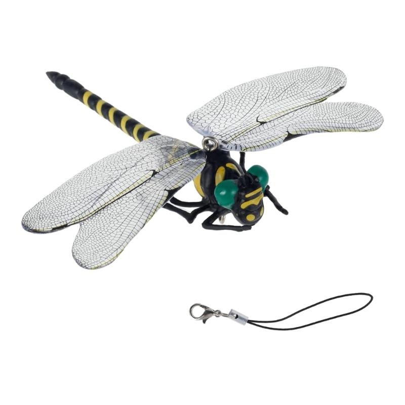 Simulation-Dragonfly Insect Model Mosquito-Repellent Outdoor Hanging Ornament for Camping Hiking Repellent-Fly Tool