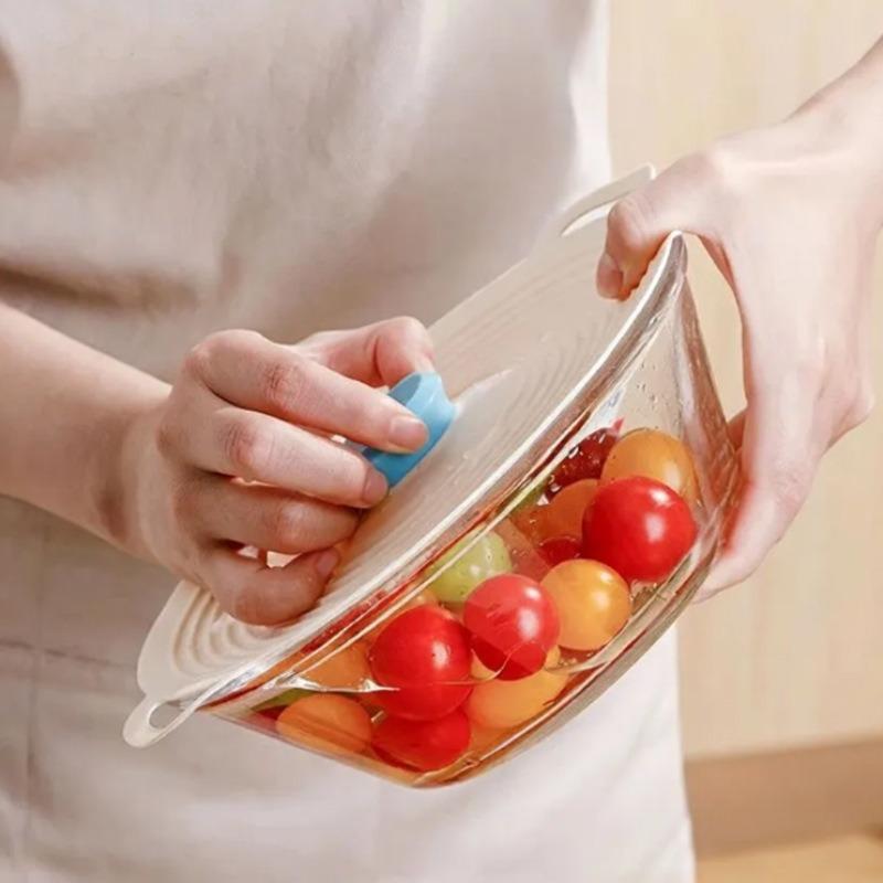 Силиконовая крышка для хранения продуктов пищевого качества, брызгозащитная крышка для микроволновой печи, герметичная крышка для защиты от пыли для кухни, холодильника, дома