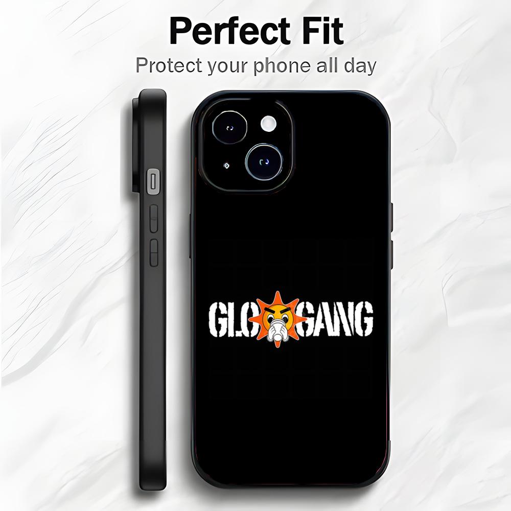 Смелый уличный американский бренд G-Glo Gang Чехол для телефона Чехол для телефона Мягкая упаковка Легкий Для iPhone17 16 15 14 13ProMax