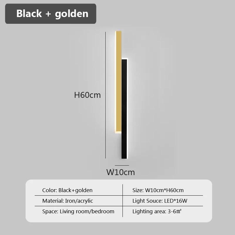 Modern LED Wall Lamps for Living Dining Room Bedroom Bedside Stairs Hotel Entry Aisle Sofa Background Home Decorate Wall Sconce