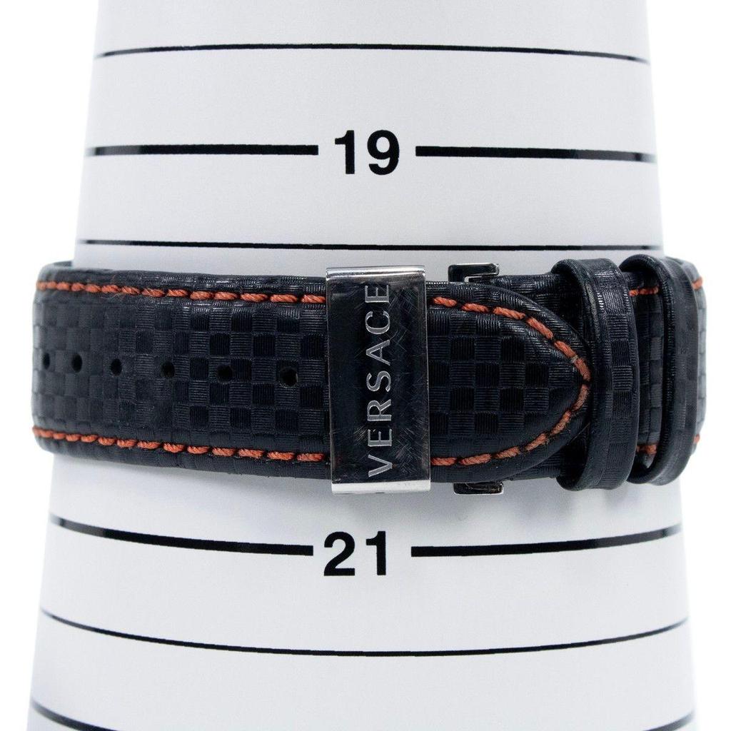 Б/у Часы Versace Мужские Mystic Sports VFG040013 Черный Хронограф Логотип Медузы Марка Бренда Красивые
