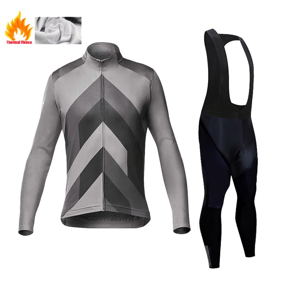 2025 Pro Warm Winter Thermal Fleece Велосипедные майки Комплекты Мужские для езды на открытом воздухе MTB Ropa Ciclismo Bib Pants Set Велосипедная одежда