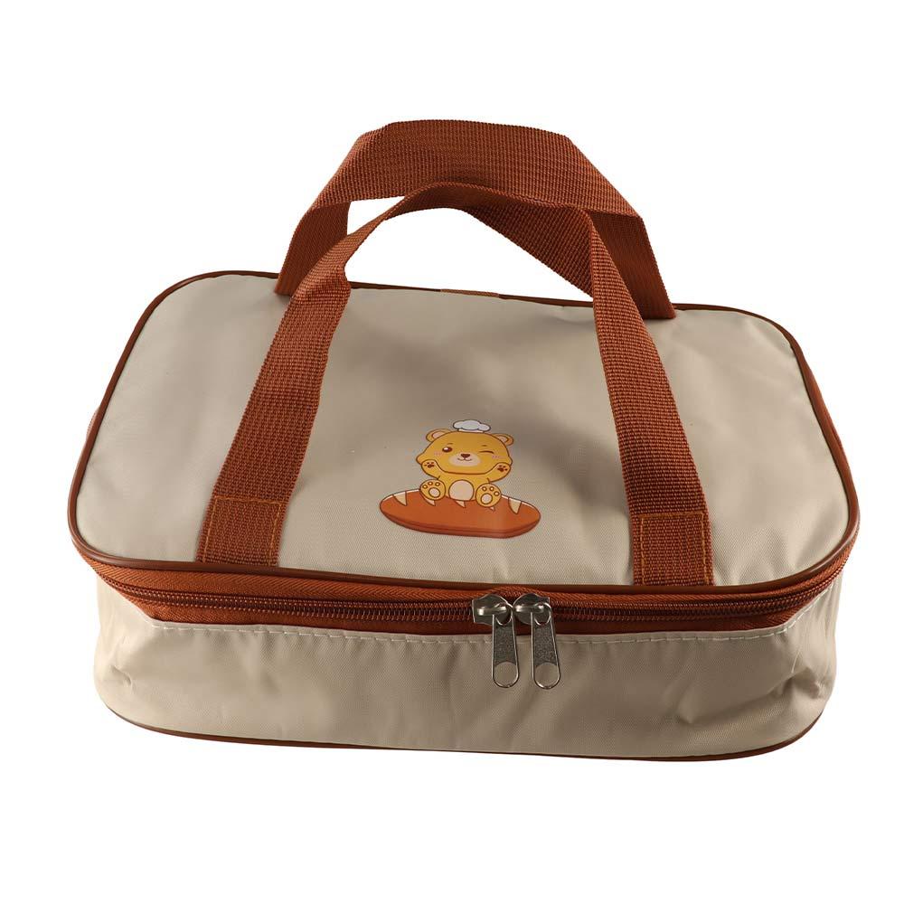 Women Cartoon Animal Tote Lunch Bag Food Warm Thermal Bag Food Hand Bags Waterproof Lunch Bag