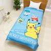 MORIPiLO Skin Summer For Children and Soft Paldea Region Character Goods 4621403 Comforter, Single, Pokemon, Pikachu, Nyaoha, Hogeta, Kwass, Blue,