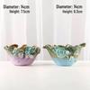 Retro Ceramic Succulent Pot - Large & Small with Creative Handmade Relief Design