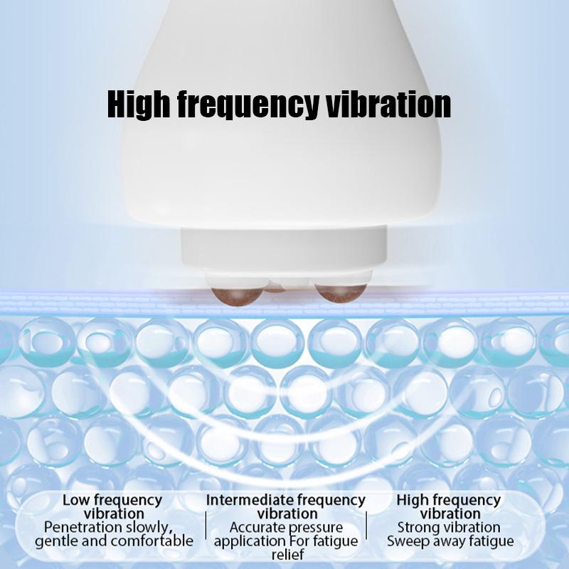 Электрический ручной массажер для живота Bianstone, разминающий вибрационный массаж всего тела, согревающий желудок, портативный инструмент для красоты, здоровый подарок