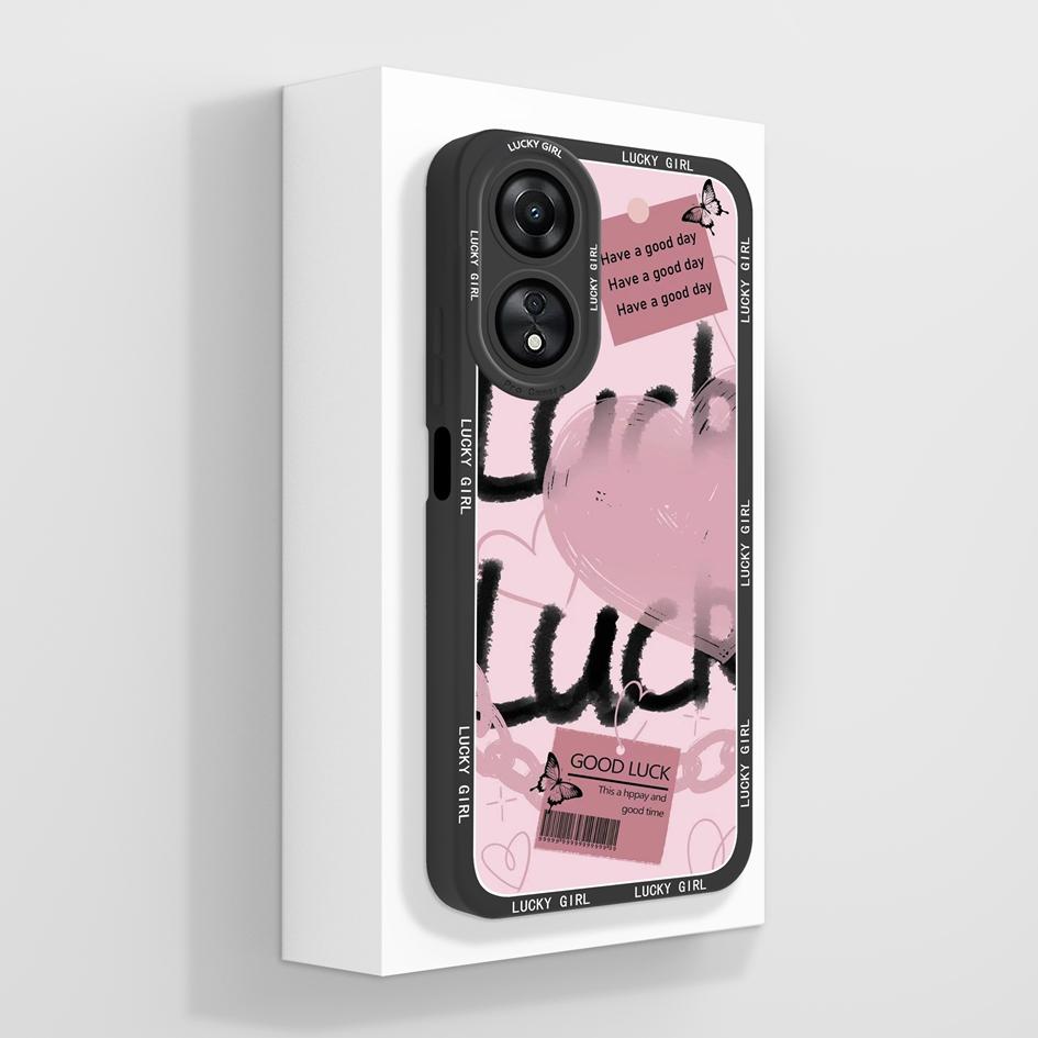 Для Oppo A58 A78 4G 5G чехол Роскошный модный противоударный противоударный противоударный квадратный матовый мягкий жидкий силиконовый протектор экрана для бамперов Oppo