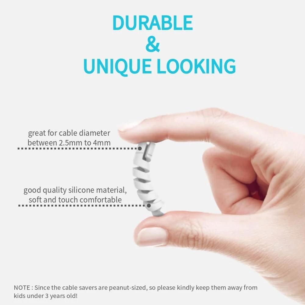 Xiaomi Charging Cable Protector For Phones Cable holder Ties Cable Winder Clip For Mouse USB Charger Cord Management Cable Organizer