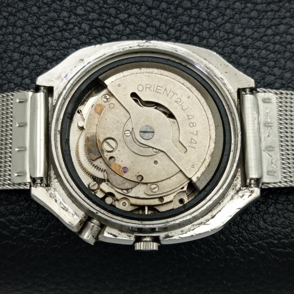 Б/У винтажные часы ORIENT AUTOMATIC 48741 из Японии мужские оригинальные часы с циферблатом a436626-2 R123a-a436626