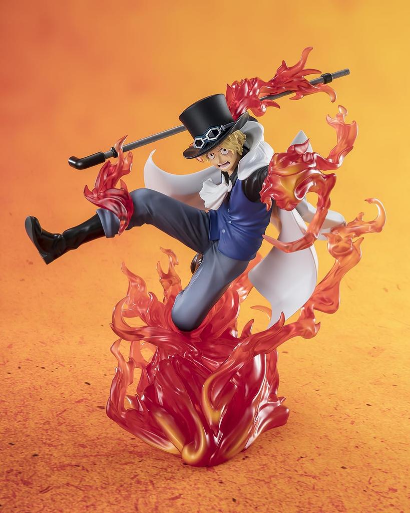 TAMASHII NATIONS Figuarts ZERO ONE PIECE Fierce Sabo Fire Fist Rook 190 мм ПВХ АБС окрашенная полная фигурка [Super Battle] - King's - Приблизительно. &