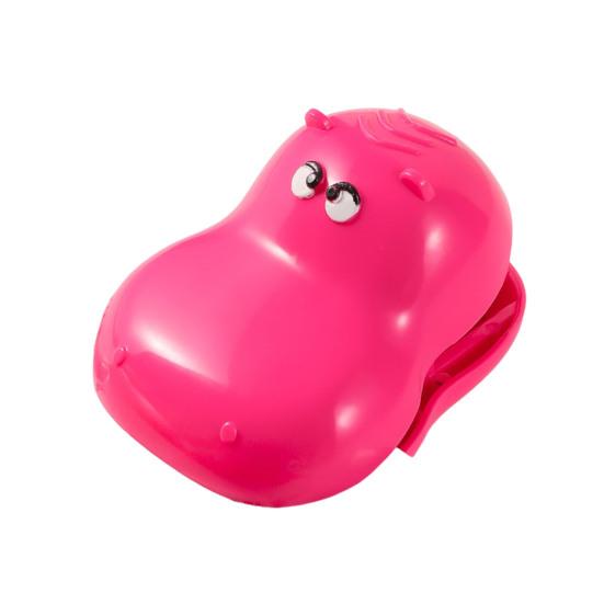 Магнитные зажимы для пакетов в виде гиппопотама, многоразовые пластиковые зажимы для запечатывания кухонных пакетов для закусок, креативные магниты на холодильник для хранения продуктов