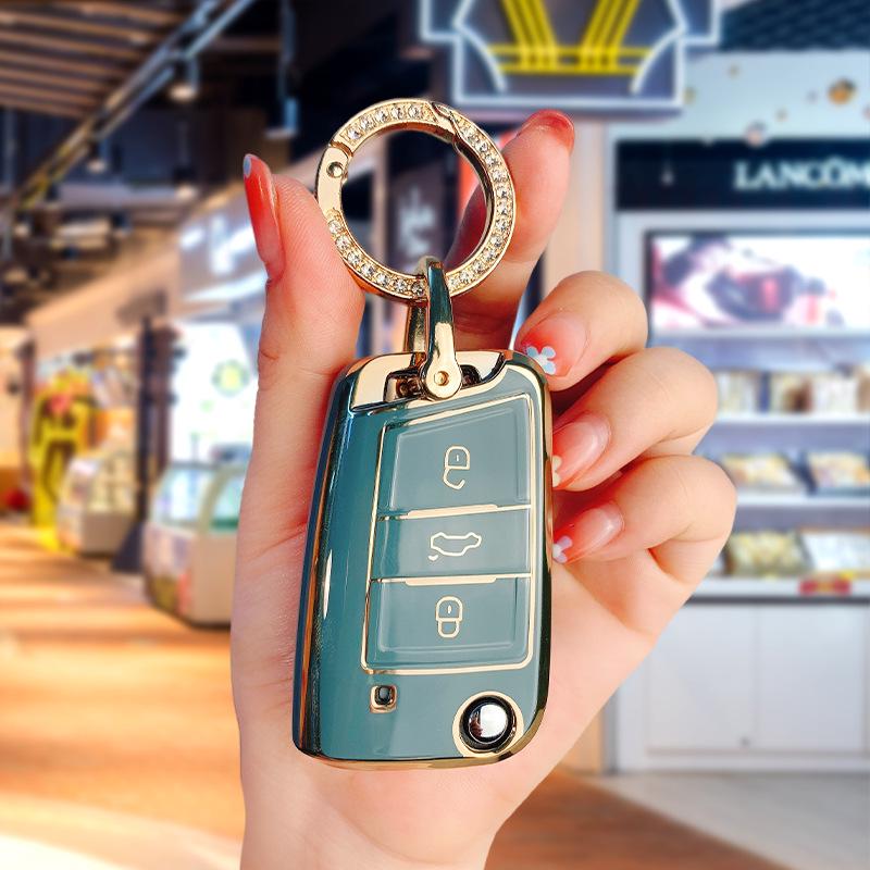 Volkswagen Key Case for Sagitar, Bora, Golf, T-Roc, Tiguan L, Passat, Lavida, Lamando