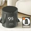 Portable Collapsible Foot Bath Tub Waterproof PVC Insulated Foot Bath Bag 37cm High Travel Foot Spa Soaking Feet Foot Bath Bucket