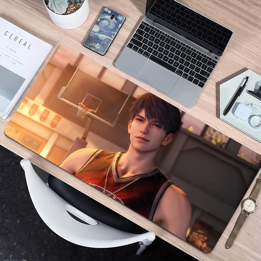 Deepspace Caleb Summer Vibes Toward Mouse Pad Non-slip Lockedge Gaming Desktop MousePad Large Thickened Comfort Office Student
