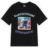 Забавная классическая футболка BLUEBERRINNI OCTOPUSSINI Летняя с коротким рукавом Модная Хип-хоп Мужская Женская Хлопковая Оверсайз Повседневная Футболка