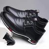 Spring and Autumn Men's Trendy Casual Leather Shoes High Quality Sports Leather Shoes Casual Driving Shoes Dad Shoes