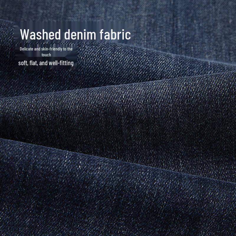 Мужские повседневные джинсы HLA прямого кроя с пятью карманами