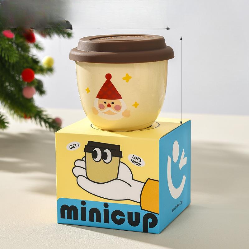Рождественская керамическая чашка-рука, зимняя чашка-грелка для рук, термос, чашка для воды малой емкости, кофейная чашка для повседневного использования, чашка с силиконовой крышкой