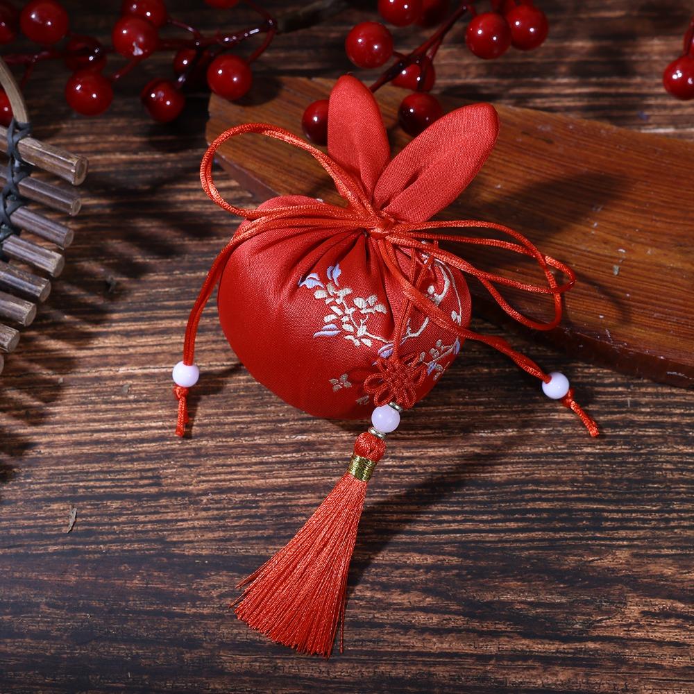 Brocade Chinese Style Blessing Pouch Handmade Hanging Embroidery Sachet Pendant Home Decor